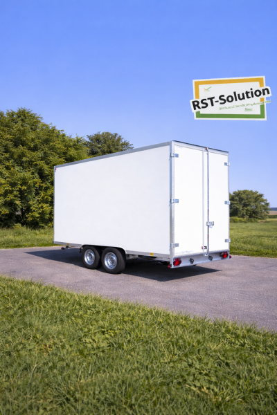 Kofferanhänger 3,5t / 6 Meter Koffer